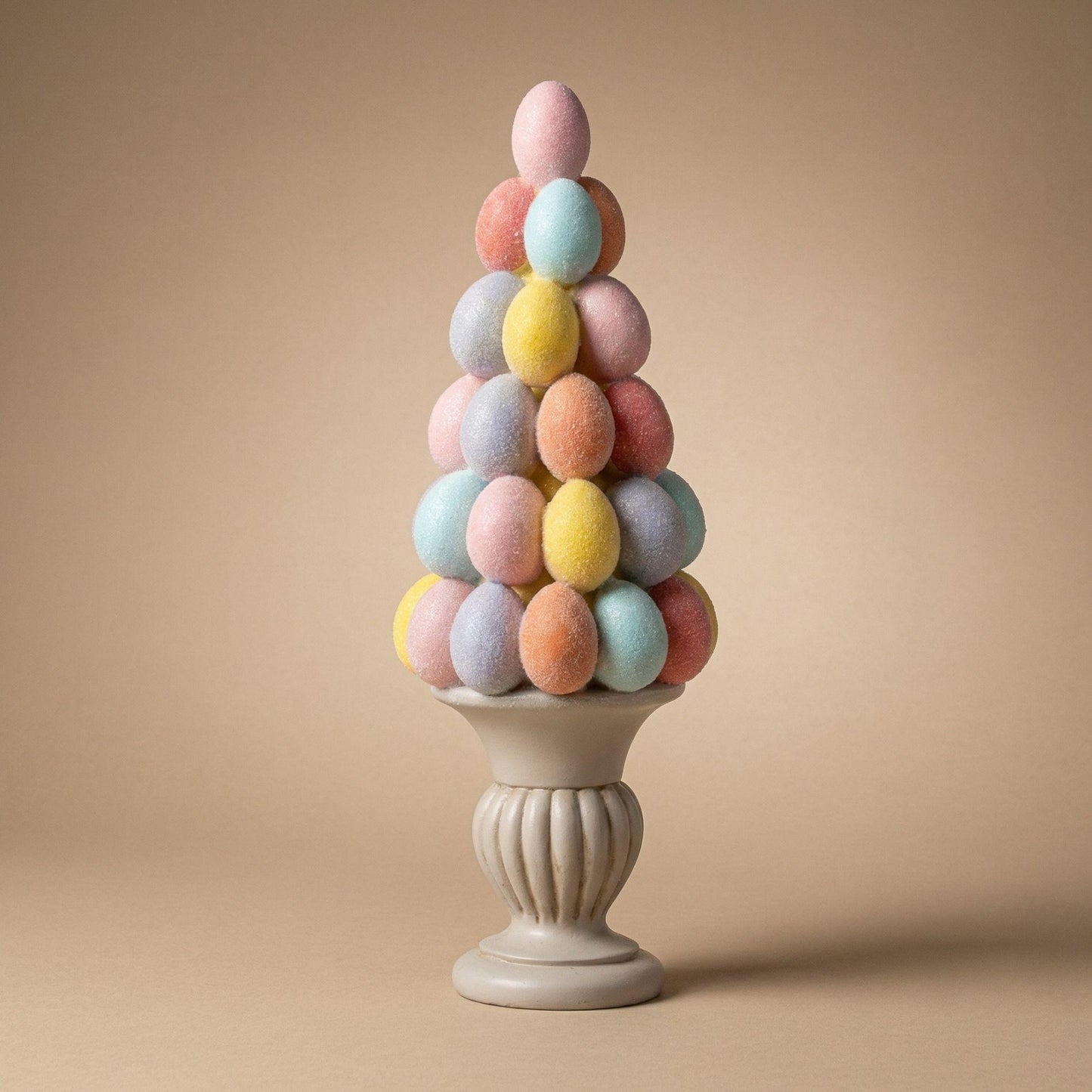 Paasei boom decoratie - Glitter pastel eieren - ↑ 40 cm